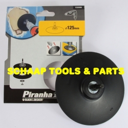 Steunschijf rond 125 mm met as voor boormachine opname | X32095